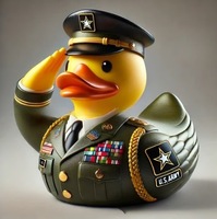 Nouvel Arrivage International : Figurine Décorative Canard Capitaine de Croisière - Cadeau Artistique Canard Capitaine Nautique