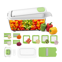 Keuken Handleiding Food Chopper Gadget Fabriek Hand Ui Snijder Voor Fruit Groenten Aardappelen Fruit Gereedschap Eenvoudige Bereiding