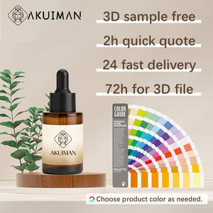 Envase de lujo con aplicador de 2oz para aceite de barba, botella vacía con gotero, precio razonable. - Product Image 5