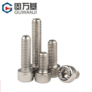 Vis à tête hexagonale interne Guwanji M2 M3 M4 M5 M6 Grade 12.9 Nickelées Haute Résistance Vis à tête bombée Standard - Product Image 2