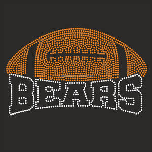 Gameday <span class=keywords><strong>Rugby</strong></span> Chief Bling Transfers University Team Nombre logo Hotfix Motifs para sudaderas con capucha MOQ 30PCs Transferencia de cristal de buena calidad - Product Image 2