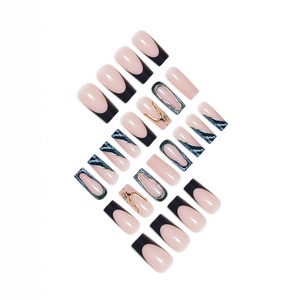 <span class=keywords><strong>Faux</strong></span> <span class=keywords><strong>ongles</strong></span> longs de style papillon, luxueux, chics et sophistiqués, prêts à porter. Vente en gros disponible. - Product Image 5