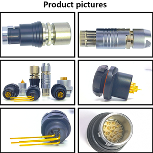 Conectores Circulares de Empuje y Tracción de Metal de Alta Calidad de Liberación Rápida Serie F BEXKOM, Conectores de Sensor Infrarrojo - Product Image 5