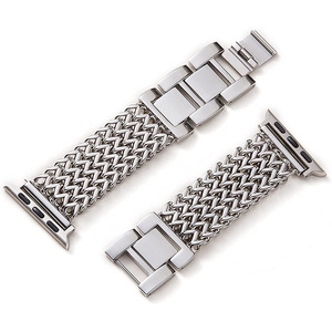 <span class=keywords><strong>Bracelet</strong></span> de luxe pour <span class=keywords><strong>Apple</strong></span> <span class=keywords><strong>Watch</strong></span> Band Ultra <span class=keywords><strong>Bracelet</strong></span> pour IWatch 11 10 9 8 7 <span class=keywords><strong>Bracelet</strong></span> en acier inoxydable Chaîne en métal - Product Image 1