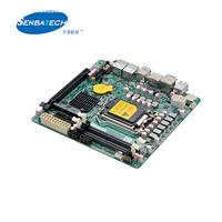 Placa base H570S6 Nas todo en uno compatible con LGA1200 con Q570 Chipset 2 Lan 4K 6 * SATA 2 * M.2 computadora de placa única