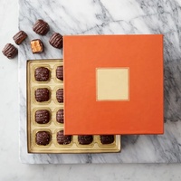 Boîte d'emballage de luxe en plastique pour petits chocolats, cadeaux et aliments, prix de gros