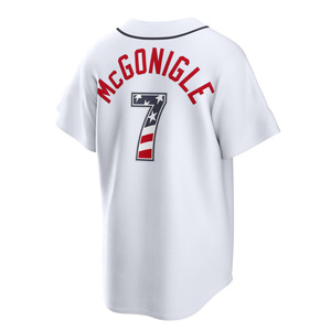 Venta al por Mayor de Camisetas de Béisbol Bordadas con la Bandera Estadounidense y los Estrellas y Franjas, del 250º aniversario de la MLB, para Hombre, con los Números 17 de Ohtani, 5 de Freeman, 50 de Betts, 18 de Yamamoto y 99 de Judge - Product Image 2