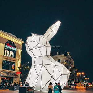 Décoration extérieure Senzhao, motif lumineux géant en forme de lapin, éclairage LED, éclairage paysager - Product Image 3