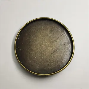 Fivela de Cinto Redonda de Metal Estilo Cowboy Ocidental DIY, Fivela Personalizável para Cobertura Própria - Product Image 2