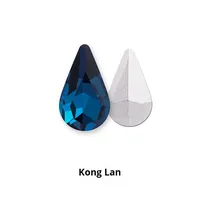 Groothandel Delicate Druppelvormige Edelsteen Kristallen Stenen Kralen Voor Sieraden Maken Strass Accessoires