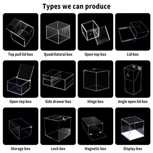 Hivillexun hiện đại rõ ràng Acrylic Máy tính để bàn tổ chức thân thiện với môi Stackable giấy thư Khay tập tin lưu trữ giá đánh bóng hiển thị - Product Image 3