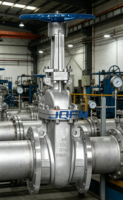 Vanne à opercule pleine à cale manuelle, électrique et hydraulique en acier inoxydable WCB CF8, à souder par emboîtement, PN16-PN160 pour pipeline pétrolier et gazier
