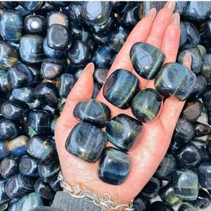Pietre Naturali all'Ingrosso <span class=keywords><strong>di</strong></span> Alta Qualità, Cristalli Burattati a Forma Libera in <span class=keywords><strong>Occhio</strong></span> <span class=keywords><strong>di</strong></span> <span class=keywords><strong>Tigre</strong></span> <span class=keywords><strong>Blu</strong></span>, Pietre Curative - Product Image 5