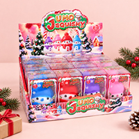 Nouvelles briques de neige Bonhomme de neige Noël Maltose Croustillant Squishy Jouet anti-stress Unisexe 5 ans et plus Emballé individuellement Vente en gros