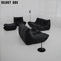 Sofá Seccional Modular de Lujo, Sofá Comprimido, Sofá Togo, Cuero PU Lignee Roset, Alta Calidad, Ahorra Costos de Envío, para Sala de Estar