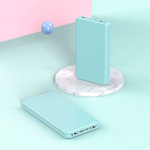 พาวเวอร์แบงค์พกพาขนาดเล็ก 10000mAh ช่องเสียบ USB คู่ พร้อมไฟแสดงสถานะแบตเตอรี่ 4 ดวง - Product Image 1