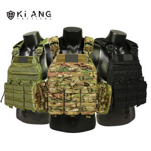 Vendita in fabbrica gilet di sicurezza resistente con tripla tasca per campeggio all'aperto Multi-funzionale assalto regolabile gilet tattico - Product Image 2