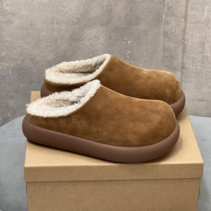 Bottes d'hiver pour femmes de luxe, bottes à plateforme, semelle épaisse, fourrure en daim, bottes courtes chaudes - Product Image 4