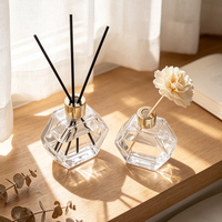Diffuseur de parfum en verre avec bouchon à vis pour sérigraphie