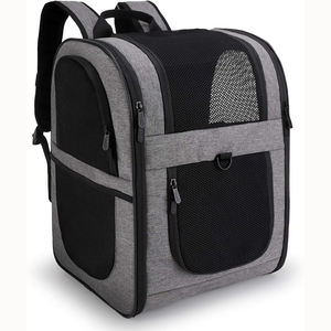 Muestra gratuita de transportín para gatos con tarjeta de identificación, transportín para gatos de 18X11X11 pulgadas aprobado por la TSA para 2 gatos debajo del asiento, plegable de lados blandos - Product Image 2