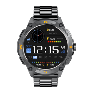 DF QW76 2025 Nuevo Reloj Inteligente GPS con Pantalla AMOLED Redonda, Monitoreo de Salud, Llamadas, Múltiples Modos Deportivos, Reloj Inteligente para Exteriores para Hombre - Product Image 3