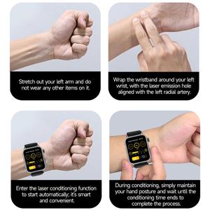 GE810 jam tangan pintar fashion olahraga, perangkat dapat dipakai latihan pernapasan ECG monitor denyut jantung pengingat mundur panggilan SOS - Product Image 4