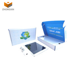Fabricant grande boîte postale en carton imprimé en couleur pour <span class=keywords><strong>tablette</strong></span> PC boîtes d'expédition personnalisées en carton ondulé avec emballage <span class=keywords><strong>de</strong></span> logo - Product Image 4