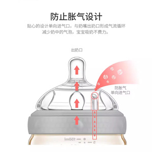 Baoda Baby Bottle 150ml Wide Mouth PPSU Newborn Feeding Bottle - Product Image 4