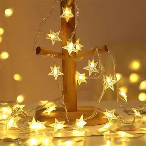 <span class=keywords><strong>ED</strong></span> Star String Lights 2-10M IP44 Decoración de árbol de Navidad alimentada por batería para exteriores e interiores para fiesta, vacaciones, jardín - Product Image 6