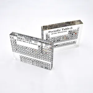 Shop 915 Generation Periodic Table with Real Inside Real Periodic Table Tabla  Periodica Con Elementos Reales Online