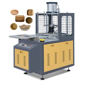 Yarı otomatik hava fritöz kağıt gömlekleri yapma makinesi tek kullanımlık hava fritöz pişirme tepsisi folyo plaka yapma makinesi