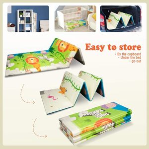 Customize Foldable Foam Baby Play Mat Extra Large Waterproof Activity Playmats for Babies Toddlers Infants Play &amp; Tummy <strong>Time</strong> - Product Image 6