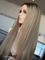 Perruque Lace Front SHY 13x5 en Cheveux Humains, Taille de Bonnet Personnalisée, Fournisseur d'Usine