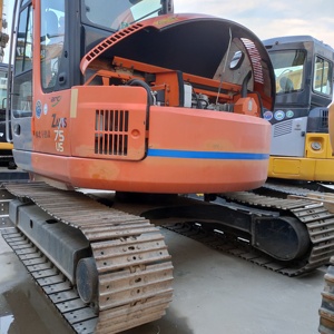 เครื่องขุดดินไฮดรอลิกทรงสวิงแบบไม่มีหางปลาขนาดเล็ก7.5ตัน ZX zaxis 75เรา ZX75US 7.5ตัน HITACHI ใช้ ZX75รถขุดตีนตะขาบสำหรับจัดสวน - Product Image 3