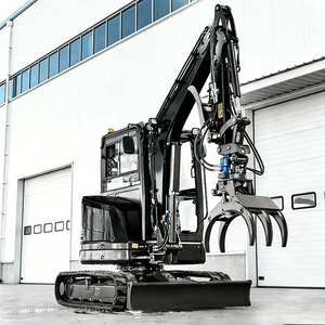 Envío Gratis Excavadora Hidráulica Compacta de 3.5 Toneladas, Mini Excavadora de 1T 2T con Cabina Cerrada, Certificación CE - Product Image 6