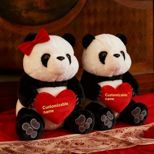 Regalo di Nozze Creativo: Peluche Gigante di <span class=keywords><strong>Panda</strong></span> con Imbottitura in Cotone PP, <span class=keywords><strong>Altezza</strong></span> 11-30cm, Coppia Commemorativa - Product Image 3
