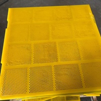 Maßgefertigte PU-Entwässerungs-Siebplatten für Mineralverarbeitung Verschleißfeste Polyurethan-Vibrationssieb-Meshplatten OEM-Fabrik