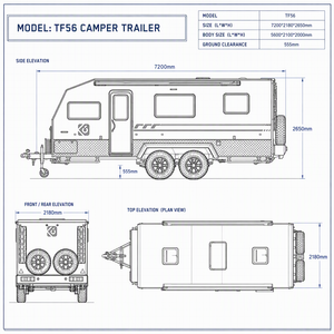 CAMPTRL Caravane de voyage personnalisée, <span class=keywords><strong>camping</strong></span>-<span class=keywords><strong>car</strong></span> de luxe pour 4 <span class=keywords><strong>personnes</strong></span>, caravane tout-terrain, <span class=keywords><strong>camping</strong></span>-<span class=keywords><strong>car</strong></span> australien - Product Image 5