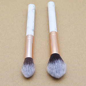 Large Marble Highlighter Brush 3.5cm Synthetic Fibers Plastic Handle Cheek <b>Makeup</b> <b>Tool</b> - Product Image 2