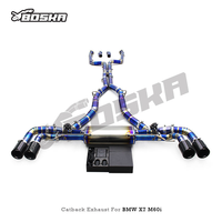 Tuyaux d'échappement en titane pour BMW X7 M60i 4.4TT 2020-2026, silencieux Catback, embouts Valvetronic M Performance