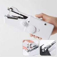 Machine à Coudre Électrique Portative Mini à Main, Point Rapide et Pratique, pour Vêtements et Usage Domestique, Sans Fil