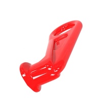 SLR Crochet de levage latéral pour conteneur en acier forgé allié 12.5T G80, rouge, avec maillon de connexion, emballé pour l'exploitation minière