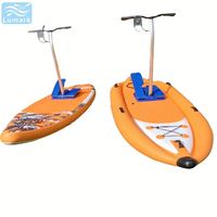 Planche de Stand Up Paddle (SUP) et Vélo Aquatique Lumark Custom – Grand Tapis Flottant Plat Monoplace Rapide et Portable pour Parc Aquatique – Fabriqué en Chine
