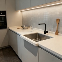 Évier de cuisine en acier inoxydable à montage sous plan, profondeur 12-13', épaisseur 1,2 mm, fait main, taille personnalisée, évier d'angle