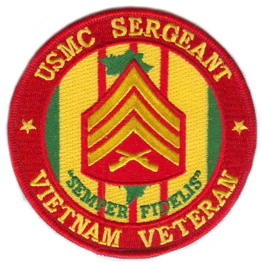 us army vietnam veteran rank patch/computerized squadron emblem