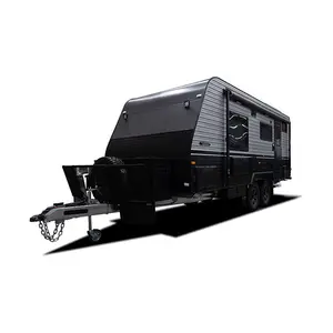 Dijual karavan Maunfactur Rv rumah Motor Kemah Off Road Trailer perjalanan dapur karavan sepeda statis