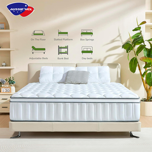 Chất lượng cao sang trọng Đồ nội thất khách sạn Nệm nén cuộn lên hộp bộ nhớ bọt Nữ Hoàng kích thước đầy đủ Túi lò xo cuộn nệm - Product Image 3