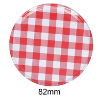 Tapa de Rosca de Hojalata de 82 mm Personalizable en Tamaño y Color, Libre de BPA, Grado Alimenticio, a Prueba de Fugas, a Prueba de Niños, Ecológica, con Impresión Serigráfica