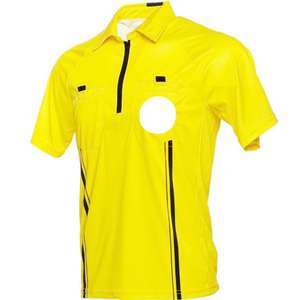 两个隐藏口袋100% 聚酯互锁轻质性能足球长袖裁判运动衫 - Product Image 2