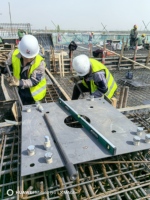 Roulement d'isolation sismique Eurocode 8 HDRB, roulement en caoutchouc à haute amortissement pour l'isolation en construction